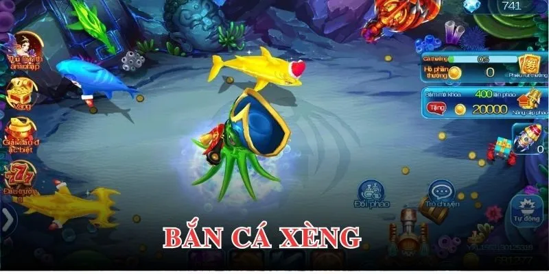 Bắn cá xèng thiết kế không gian đại dương độc đáo, chân thực 